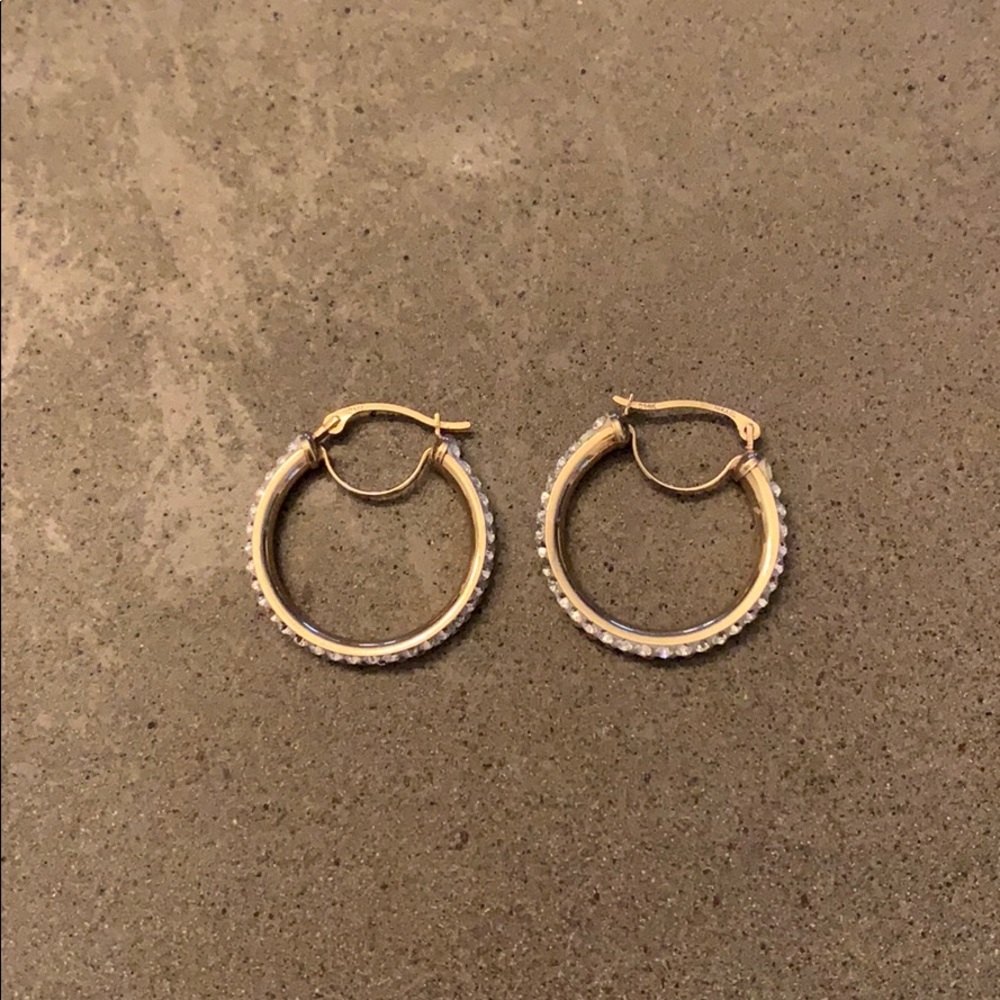 14K gold earrings